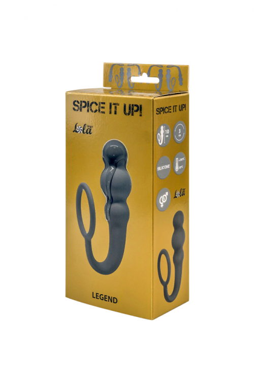 Анальная пробка Spice it up Legend Dark Grey