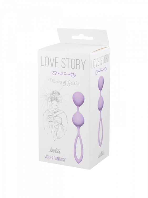 Вагинальные шарики Love Story Diaries of a Geisha Violet Fantasy