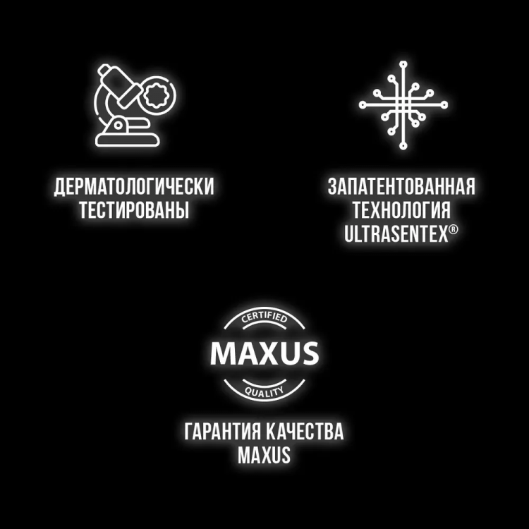 Презервативы ультратонкие MAXUS Sensitive №1