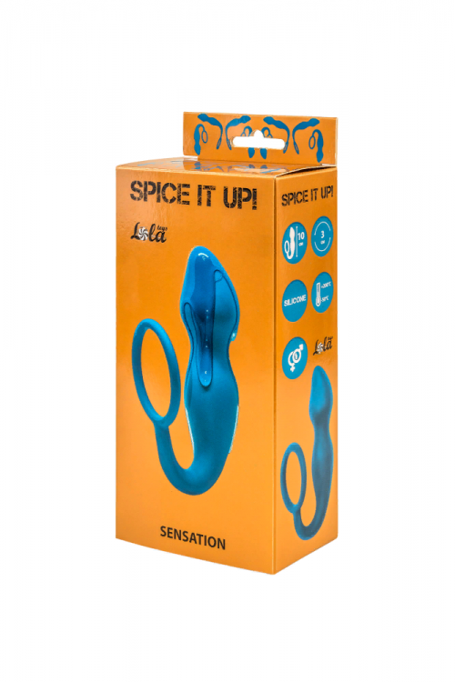 Анальная пробка Spice it up Sensation Dark Aquamarine