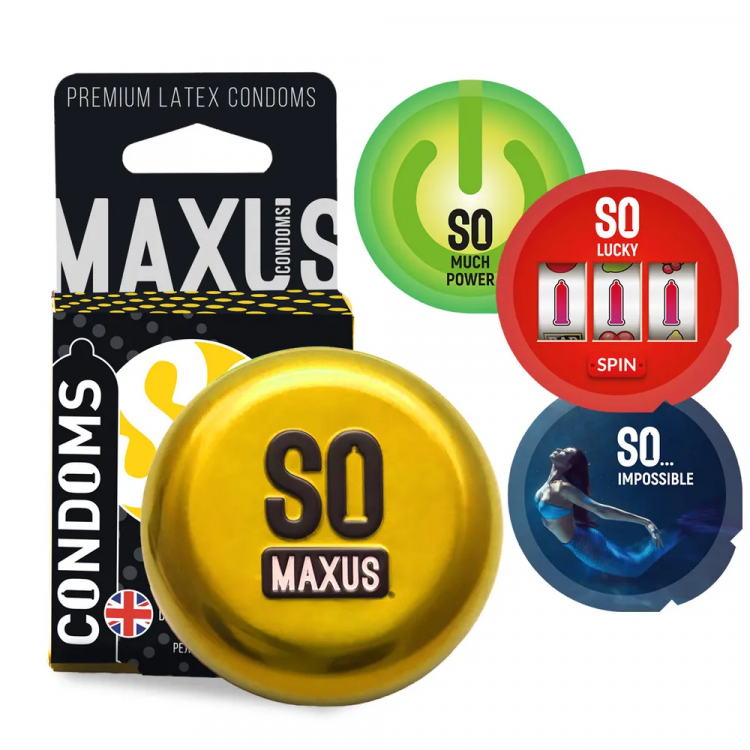 Презервативы точечно-ребристые MAXUS Special №3 ж/к