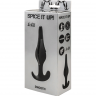 Анальная пробка Spice it up Smooth Black 10,5см.
