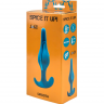 Анальная пробка Spice it up Smooth Aquamarine 10,5см.