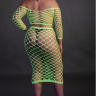 Топ с нижней юбкой Long Sleeve Crop Top and Long Skirt - Green - XL/XXXXL