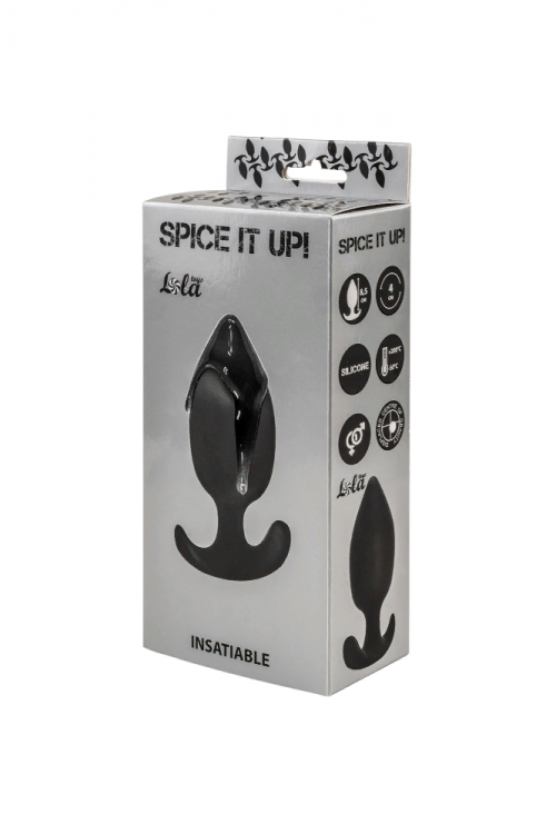 Пробка со смещенным центром тяжести Spice it up Insatiable Black 8,5см.