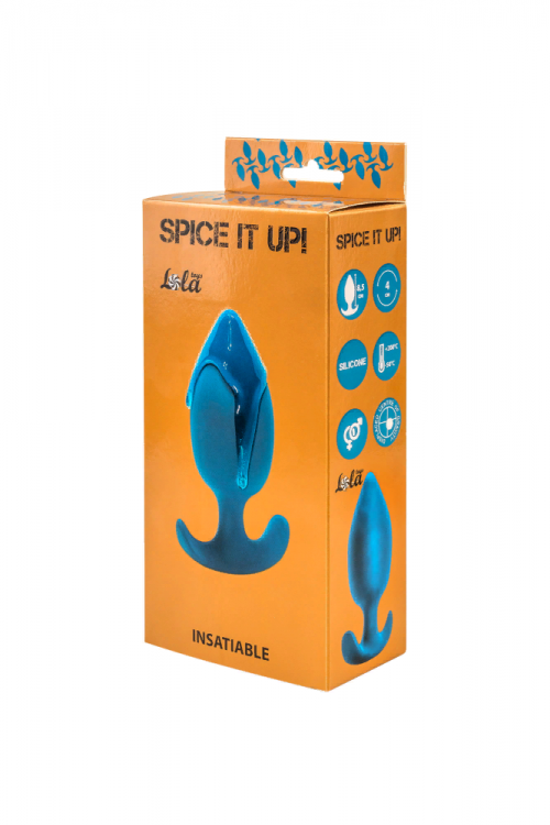 Пробка со смещенным центром тяжести Spice it up Insatiable Aquamarine 8,5см.