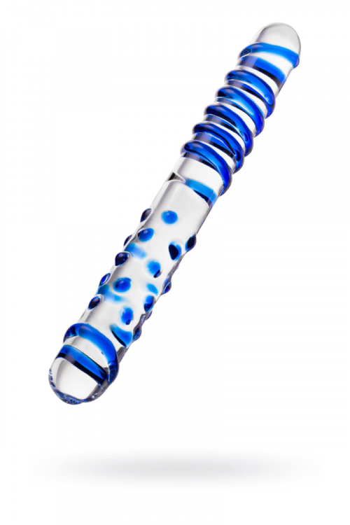 ДВУСТОРОННИЙ ФАЛЛОИМИТАТОР SEXUS GLASS, СТЕКЛО, ПРОЗРАЧНЫЙ, 22 СМ
