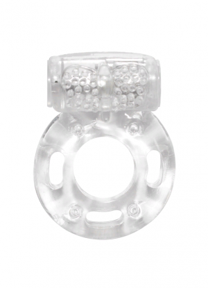 Эрекционное кольцо с вибрацией Rings Axle-pin white