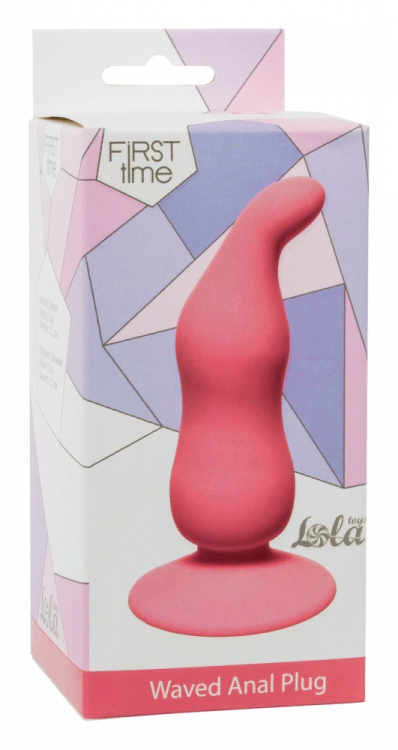 Анальная пробка Waved Anal Plug Pink