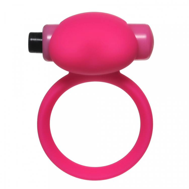 Эрекционное виброколечко Emotions Heartbeat pink