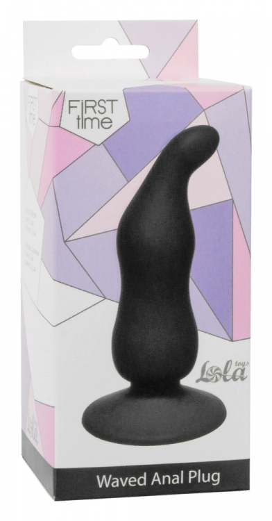 Анальная пробка Waved Anal Plug Black