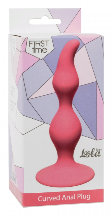 Анальная пробка Curved Anal Plug Pink