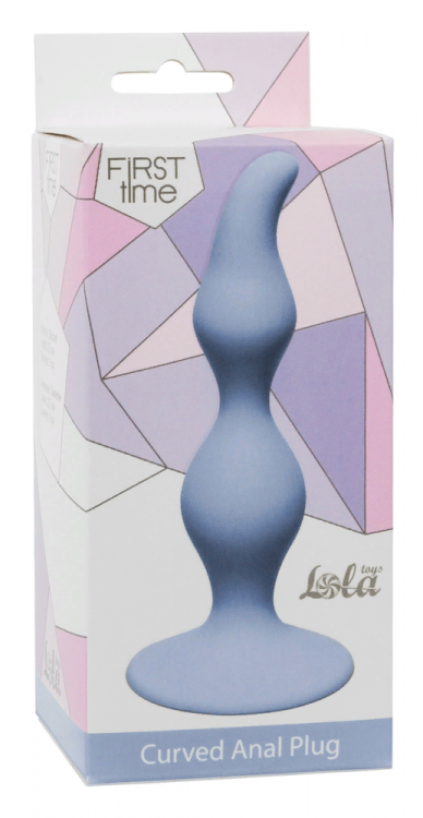 Анальная пробка Curved Anal Plug Blue