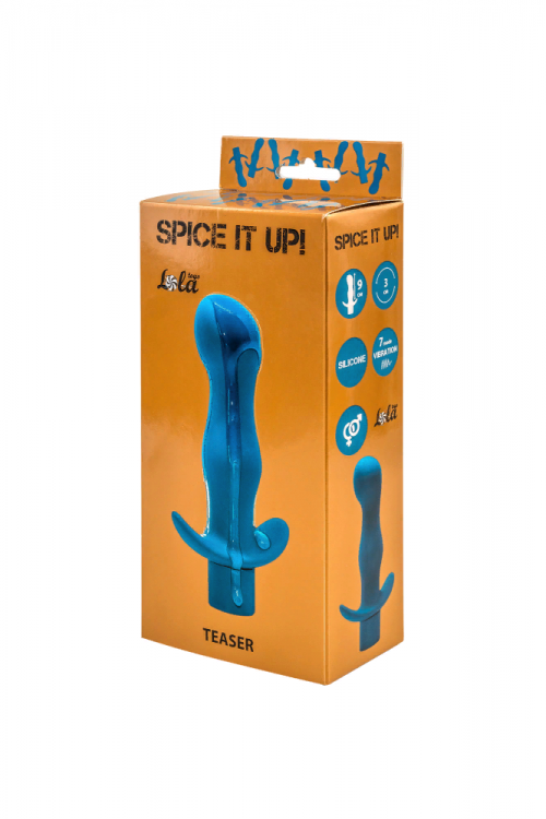 Анальная пробка с вибрацией Spice it up Teaser Aquamarine