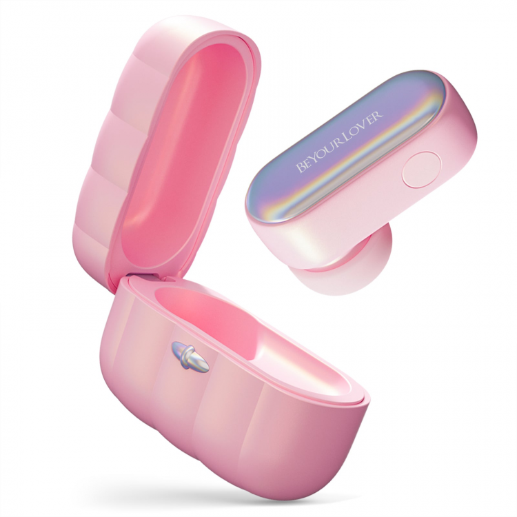 Вакуумный стимулятор BeYourLover Alggie Earphone в виде наушника с управлением через приложение