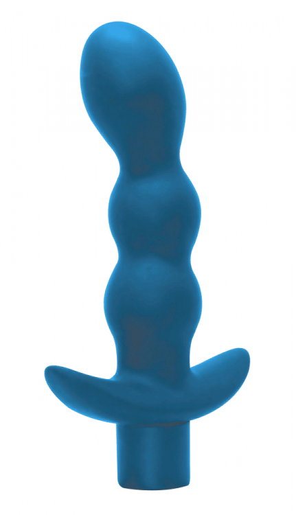 Анальная пробка с вибрацией Spice it up Naughty Aquamarine