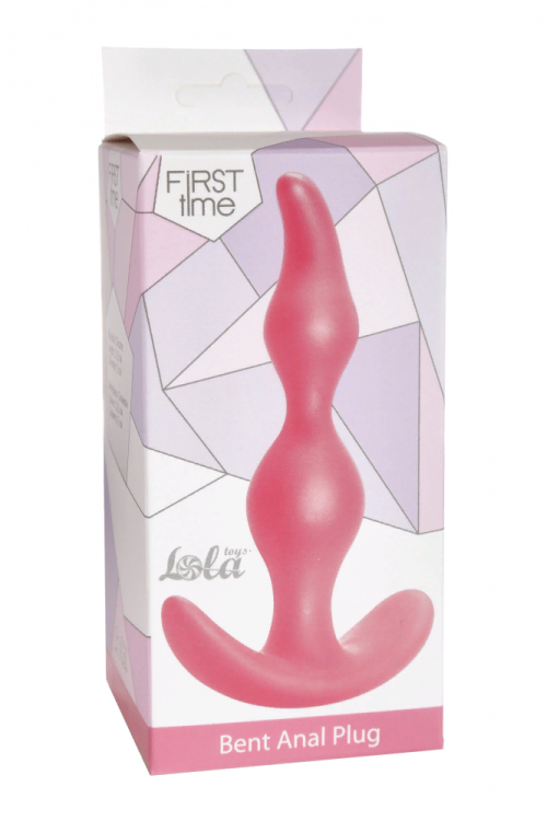 Анальная пробка Bent Anal Plug Pink