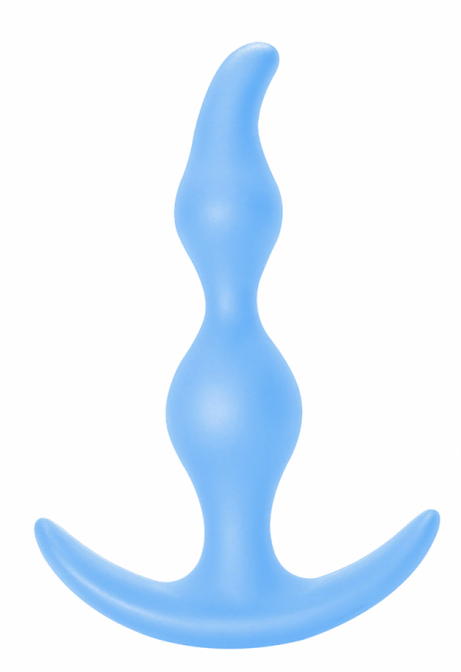 Анальная пробка Bent Anal Plug Blue