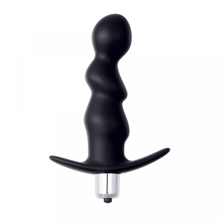 Анальная пробка с вибрацией Spiral Anal Plug Black 