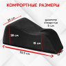 Эротическая подушка держатель для секс-игрушек "Горка", черный