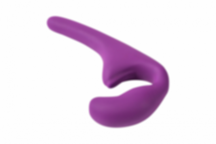 Безремневой анальный страпон Natural Seduction Purple