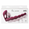 Вибронасадка для Двойного Проникновения Pure Passion Farnell Wine Red