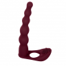 Вибронасадка для Двойного Проникновения Pure Passion Farnell Wine Red
