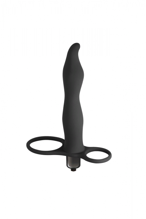 Вибронасадка для двойного проникновения Pure Passion Flirtini black